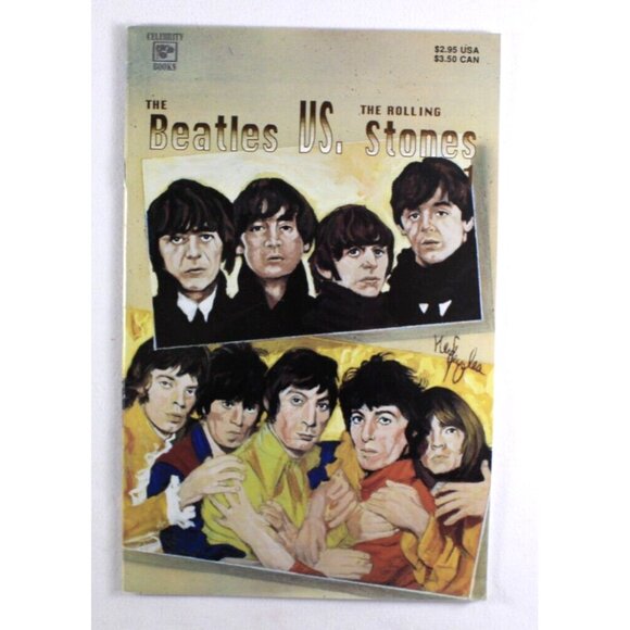 The Beatles Vs. The Rolling Stones 1992 Celebrity Comics - Picture 1 of 10
